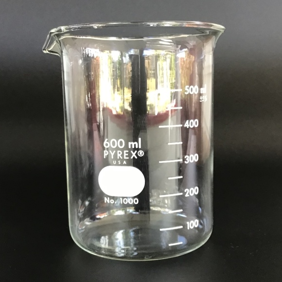 Pyrex Beaker 600mL #1000 Corning Glass Science USA - Picture 1 of 9